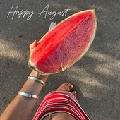 Happy August, dewers🌞❤️🍉🌺🐚🐬💗🍒👙