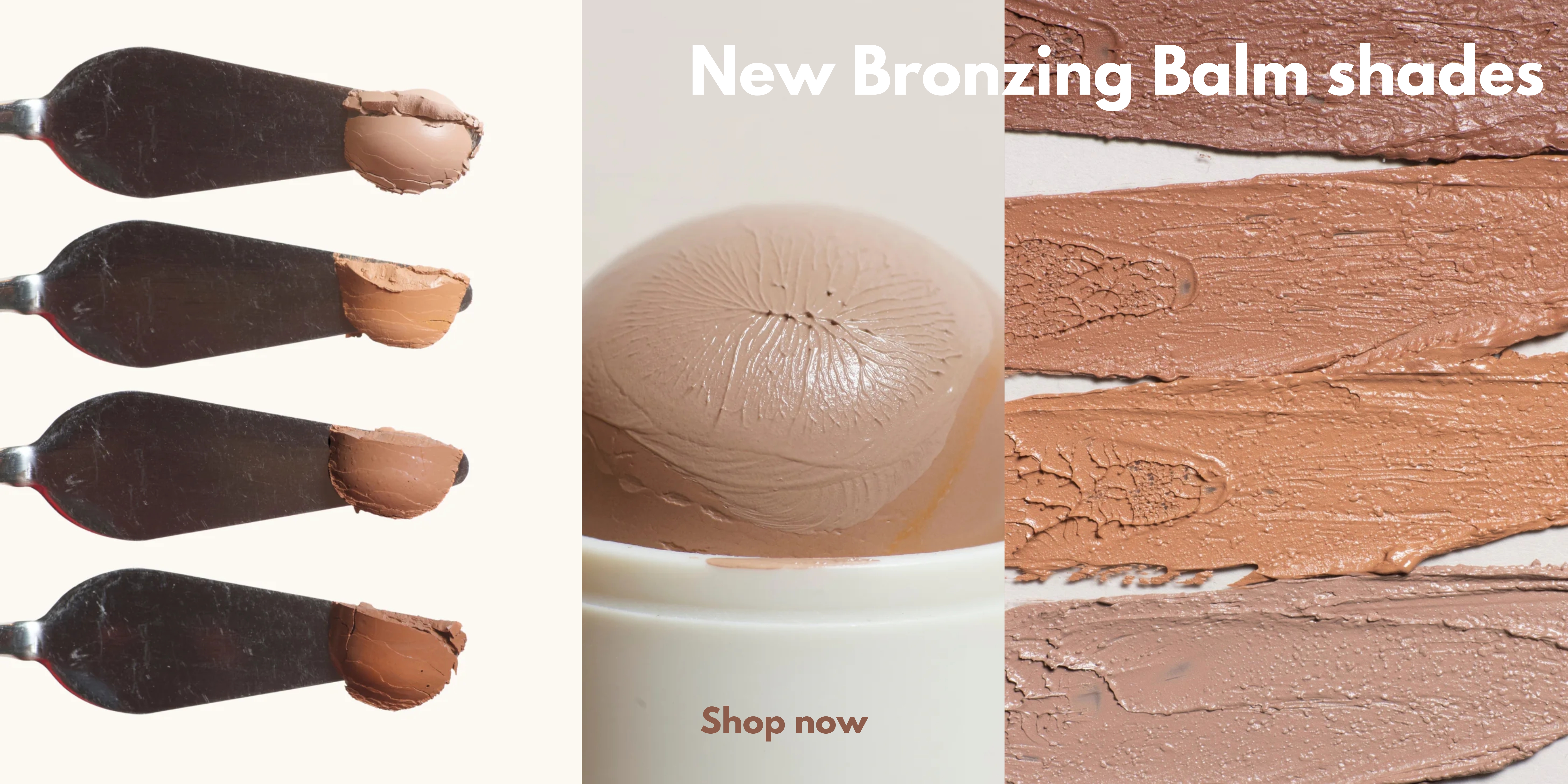 new bronzing balms banner
